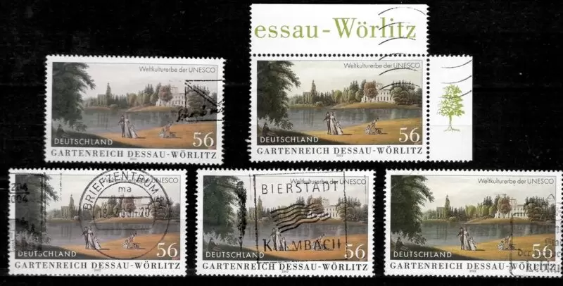 Germany 2002 Gartenreich Dessau-Wörlitz UNESCO stamps