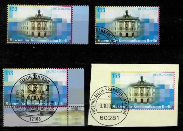 Germany 2002 Museum of Communication Berlin postage stamps