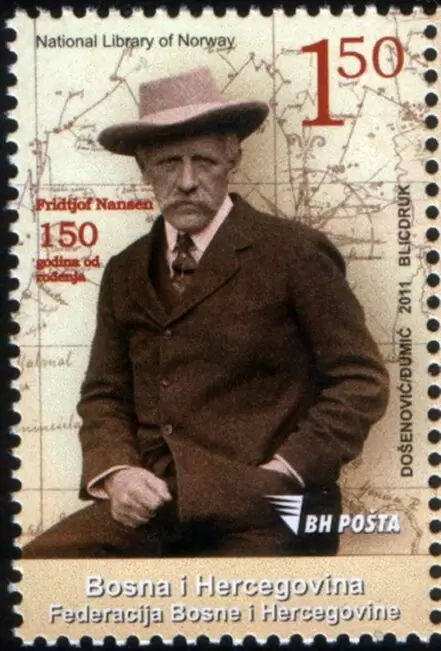 Macedonia year 2011 stamps Fridtjof Nansen, Explorer, Greenland