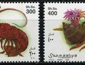 Somalia 1998 Fish Crabs Marine Life set MNH