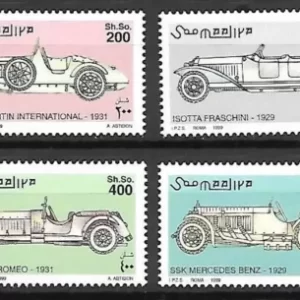 Somalia 1999 Historic Cars stamps set