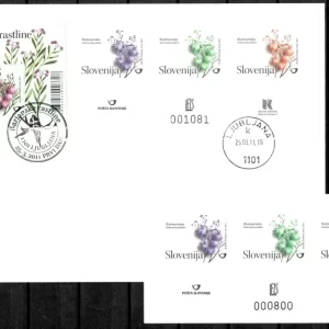 Slovenia 2011 Flora Flowers FDC