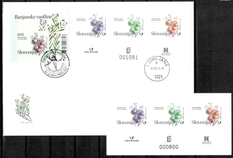 Slovenia 2011 Flora Flowers FDC