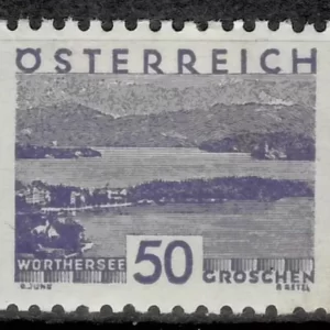 Austria 1932 50g Landscapes MH stamp