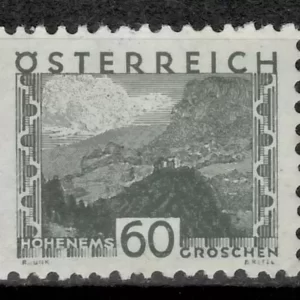 Austria 1932 60g Landscapes MH stamp