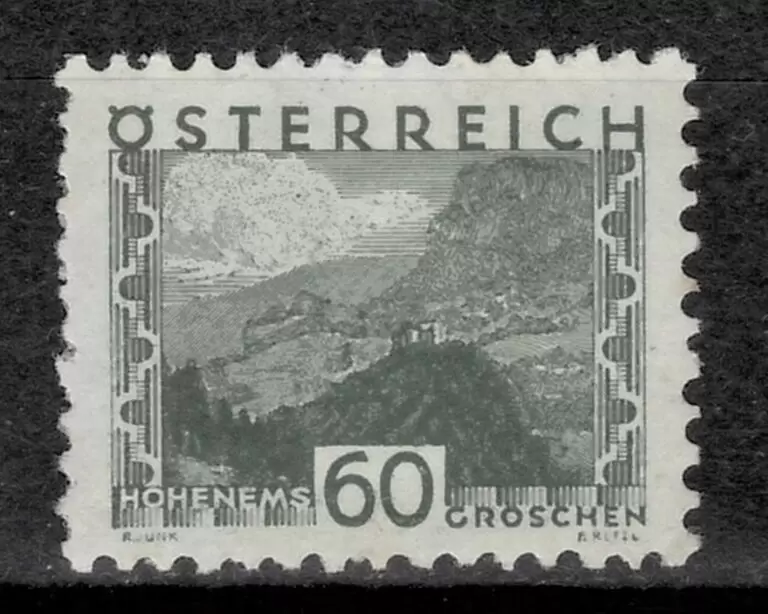 Austria 1932 60g Landscapes MH stamp