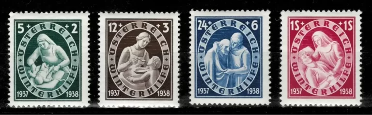 Austria 1937 Winterhilfe postage stamps MNH