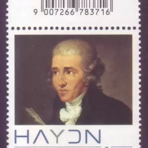 Austria 2009 Music stamp - Famous composers, - Joseph Haydn postage stamp