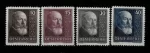 Austria year 1928 stamps Dr. Michael HAINISCH full set