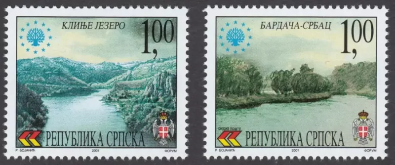 Bosnia year 2001 stamps – European Nature Protection MNH**