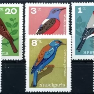 Bulgaria 1965 Animals Singing Birds postage stamps set