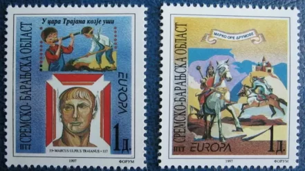 Croatia / Serbian Krajina year 1997 Europa CEPT / Tales and Legends full set