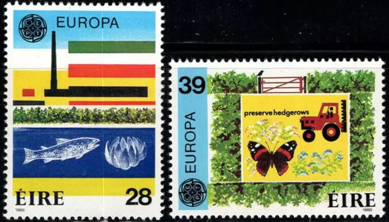 Ireland 1986 EUROPA Stamps – Nature