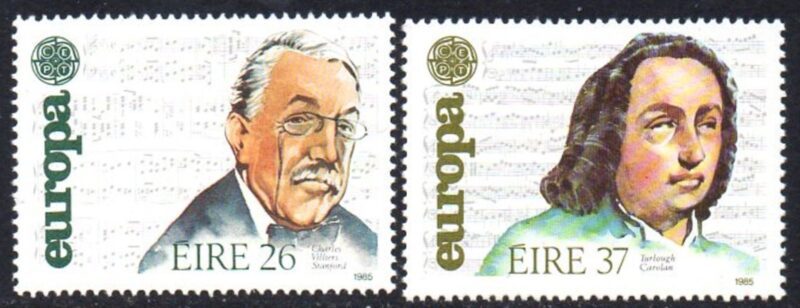 Ireland year 1985 EUROPA Stamps - European Music Composers MNH