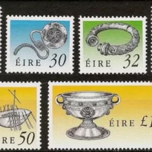 Ireland year 1990 Art treasures of Ireland set stamps