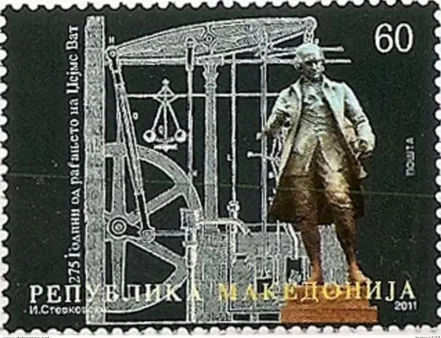 Macedonia year 2011 stamp inventor James Watt MNH **