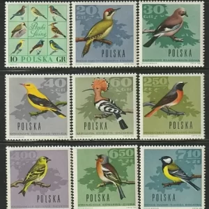 Poland year 1966 Animals / Birds stamps set