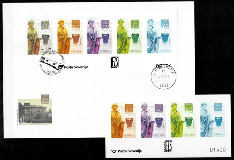 Slovenia year 2021 National Museum / FDC and essay