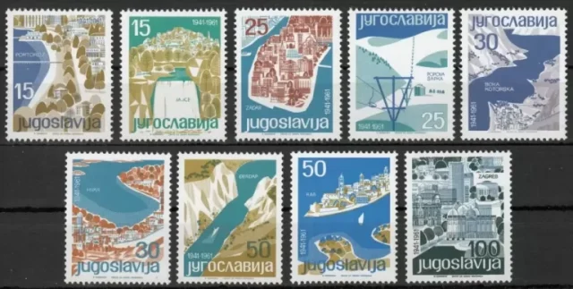 Yugoslavia year 1962 Local Tourism – full set