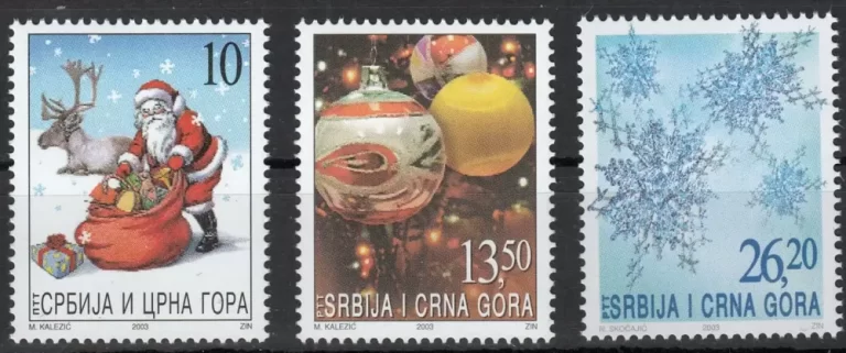 Yugoslavia/Serbia 2003 New Year Christmas Santa Claus