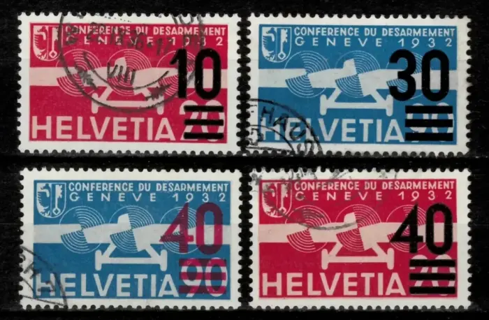 Switzerland year 1936/37 Airmail Stamps Used