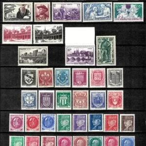 France year 1941 stamps collection