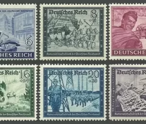 Germany year 1944 stamps Charity stamps full set