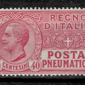 Italy year 1925 stamp Posta Pneumatica 40c