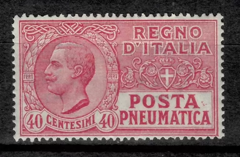 Italy year 1925 stamp Posta Pneumatica 40c