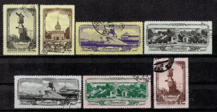 Russia/ USSR year 1953 stamps Views of Leningrad