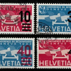 Switzerland year 1936/37 Airmail Stamps Used lot