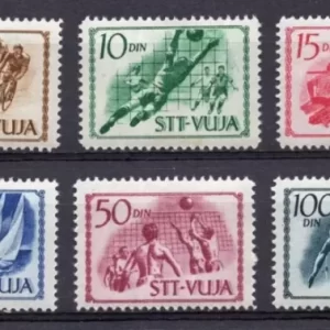 Trieste B STT - Vujna year 1952 stamps Sport full set MNH**