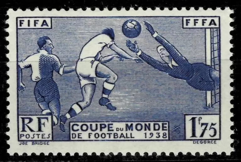 France year 1938 stamp World Cup Soccer Championship ☀ MNH**