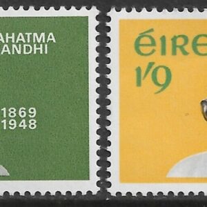 Ireland year 1969 stamps - Birth Centenary of Mahatma Gandhi ☀ MNH**