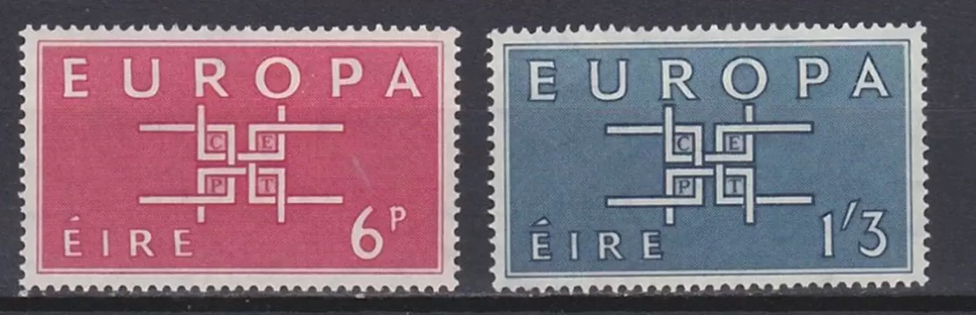 Ireland year 1963 EUROPA Stamps MNH