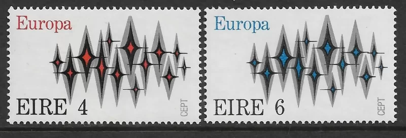 Ireland year 1972 EUROPA Stamps