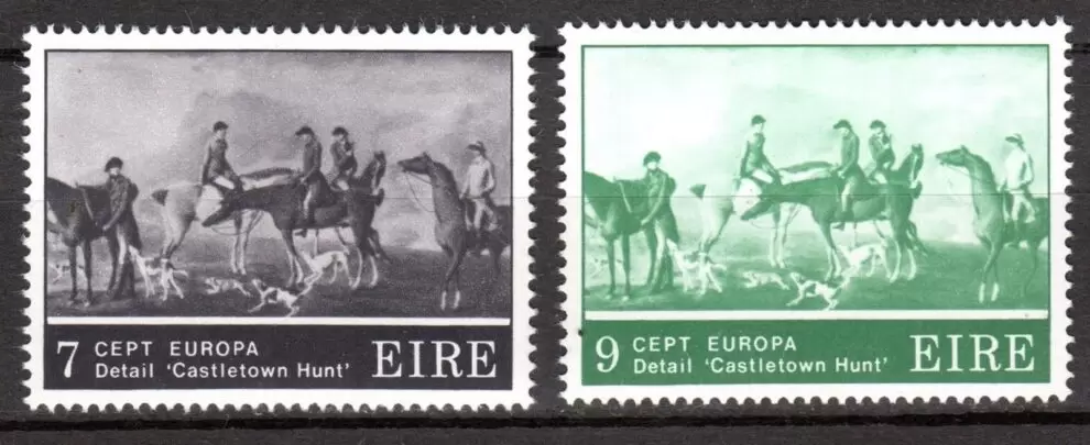 Ireland year 1975 stamps - Europa Cept