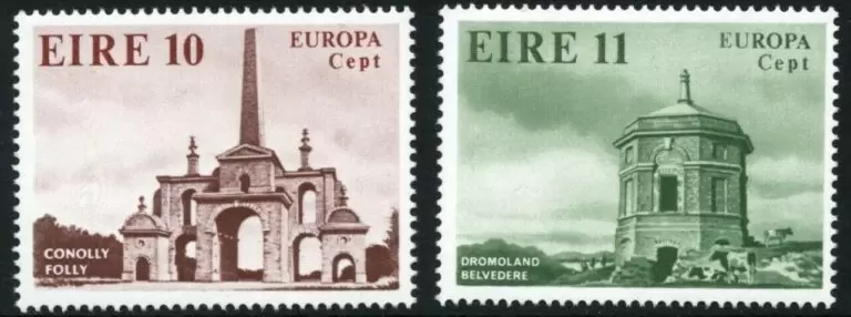 Ireland year 1978 stamps - EUROPA Cept - Architecture set