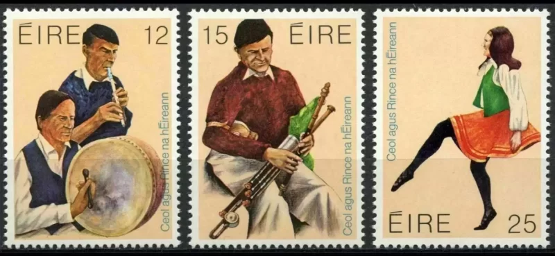 Ireland year 1980 stamps - Irish Folk Dance