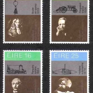 Ireland year 1981 stamps - Irish Science & Technology set