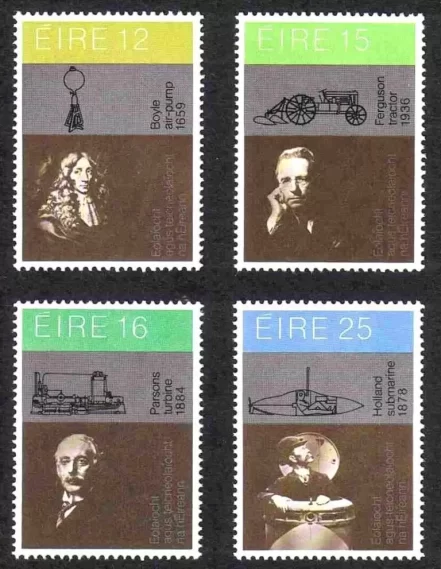 Ireland year 1981 stamps - Irish Science & Technology set