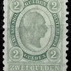 Stamps Austria year 1896 2g Emperor Franz Josef