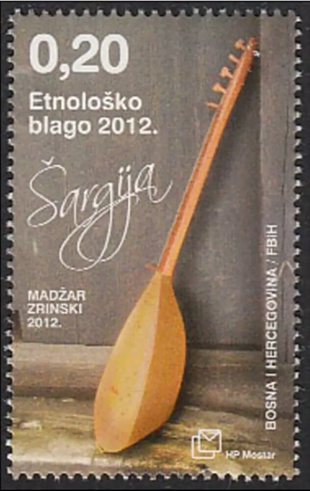 Bosnia HP Mostar year 2012 Folk Music Instrument "Sargija"