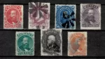 Brazil year 1876 Used set of postage stamps