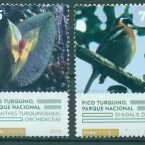 Cuba year 2016 stamps Birds, Fauna, Butterflies, Snails set MNH