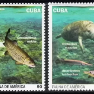 Cuba year 2016 stamps - Fauna of America complete set