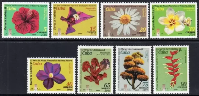 Cuba year 2016 stamps - Flora / flowers complete set