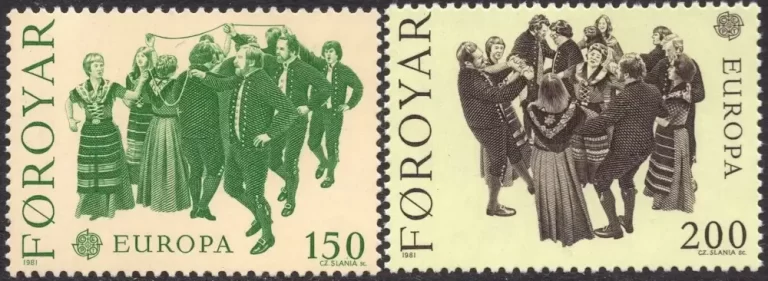 Denmark / Faroe Islands 1981 - Europa CEPT Folklore full set