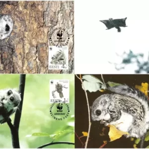 Estonia1994 W.W.F. – Fauna / Siberian Flying Squirrel