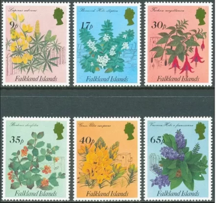 Falkland Islands 1995 Flora – Flowering Shrubs set